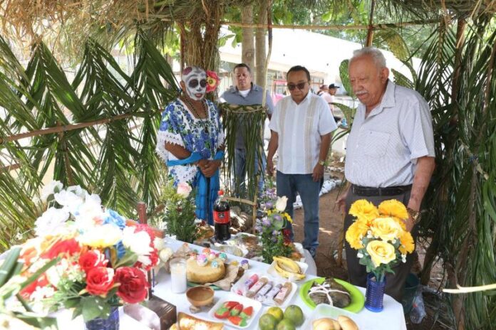 Realizan muestra de altares en Cereso de Mérida