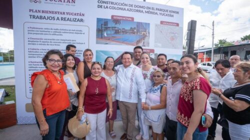 Rehabilitan parque en Mérida para fortalecer el deporte y la convivencia familiar