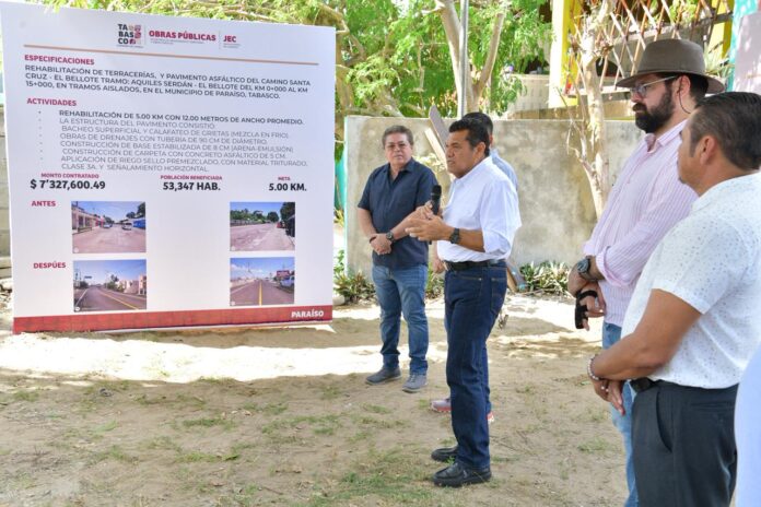 Tabasco rebasa metas en obras de infraestructura