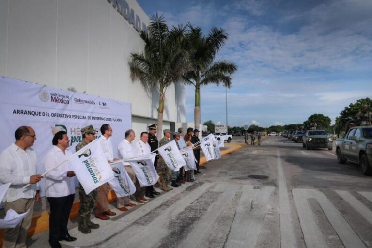 Yucatán pone en marcha el operativo invernal “Héroes Paisanos”