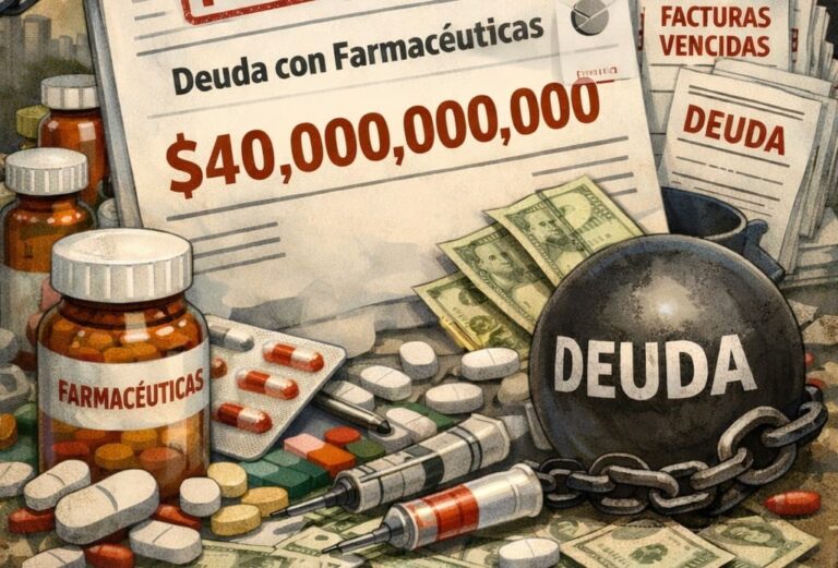 Abasto mejora, pero la deuda con farmacéuticas sigue pesando