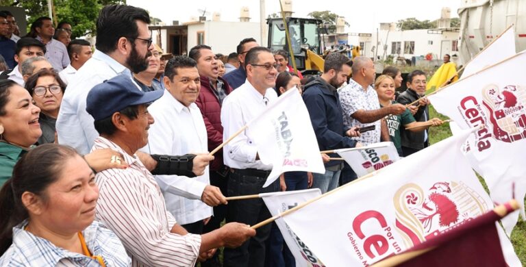 Conavi inicia la construcción de 1,200 viviendas en Centla, Tabasco