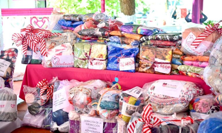 DIF Quintana Roo lanza colecta masiva de cobijas y cobertores para apoyar a comunidades prioritarias