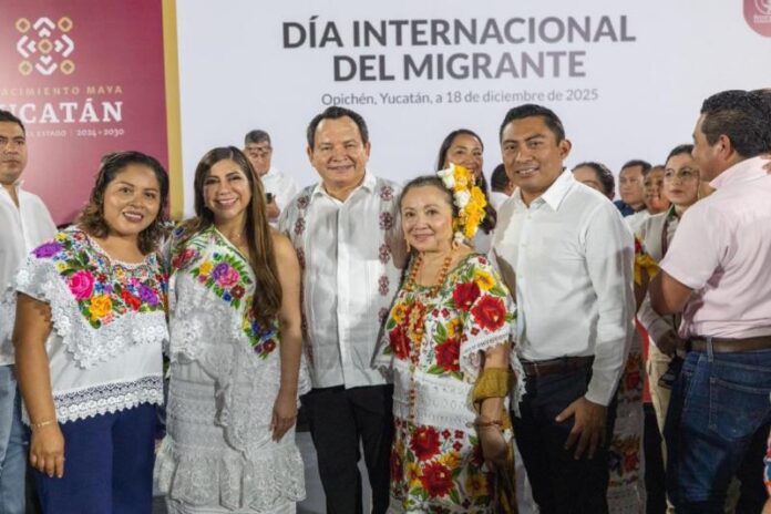 Díaz Mema reafirma su respaldo a migrantes yucatecos