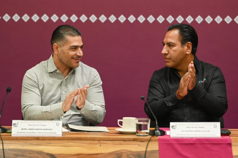 García Harfuch encabeza mesa de seguridad en Chiapas