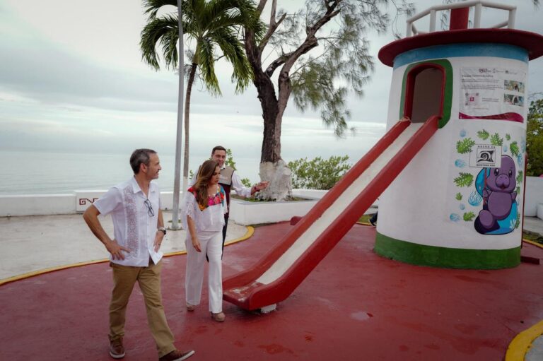 Mara Lezama supervisa la rehabilitación del emblemático parque Concha Acústica