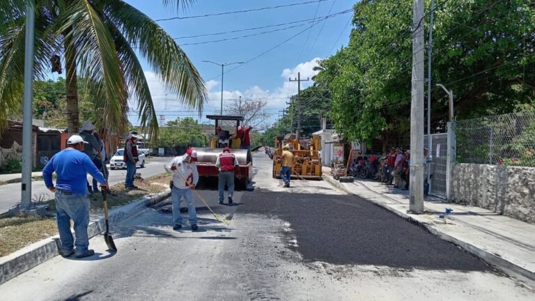 Más de 5,460 metros cuadrados recuperados, Chetumal avanza hacia una infraestructura vial digna