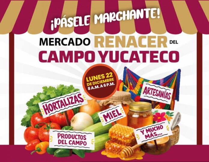 Mercado Renacer del Campo Yucateco llega al Parque La Plancha