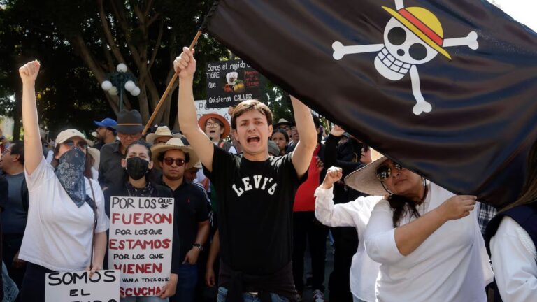 Marcha Generación Z CDMX en diciembre