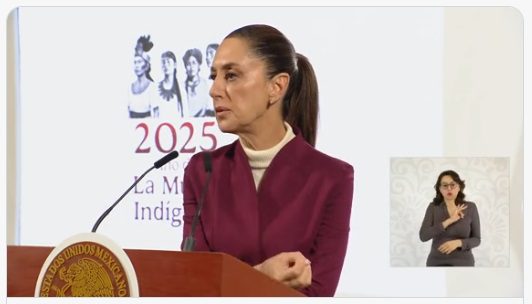 Llama Claudia Sheinbaum a la vía pacífica ante bloqueo de Estados Unidos a petroleros venezolanos