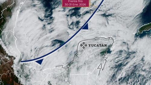 Alertan por un marcado descenso de temperaturas en Yucatán