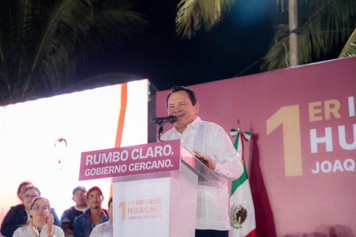 Díaz Mena lleva su Primer Informe de Gobierno a Kanasín