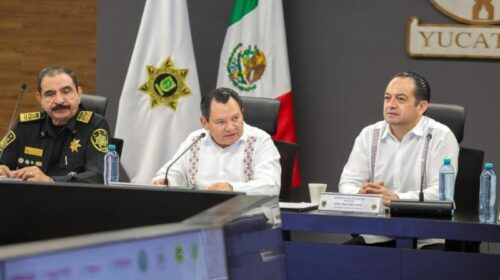 Díaz Mena pide redoblar esfuerzos en seguridad de Yucatán
