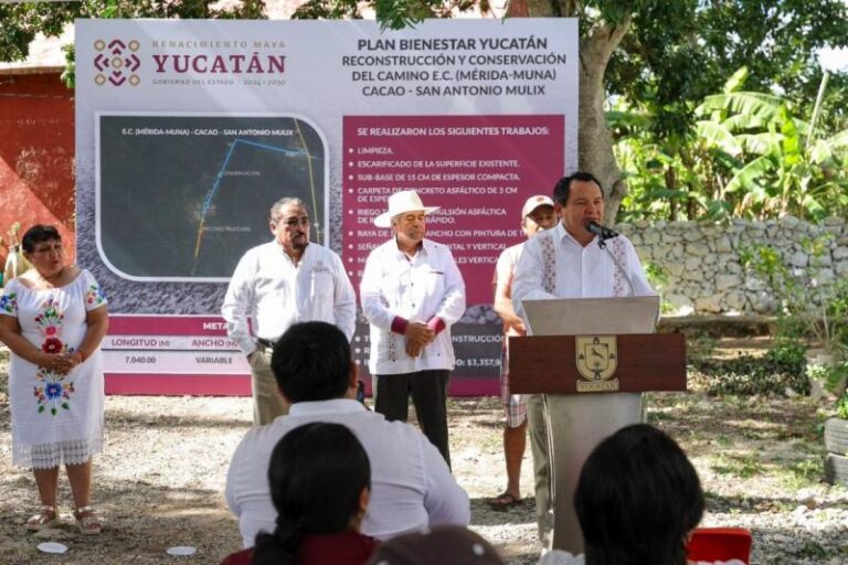 Entregan la rehabilitación del camino Cacao–San Antonio Mulix