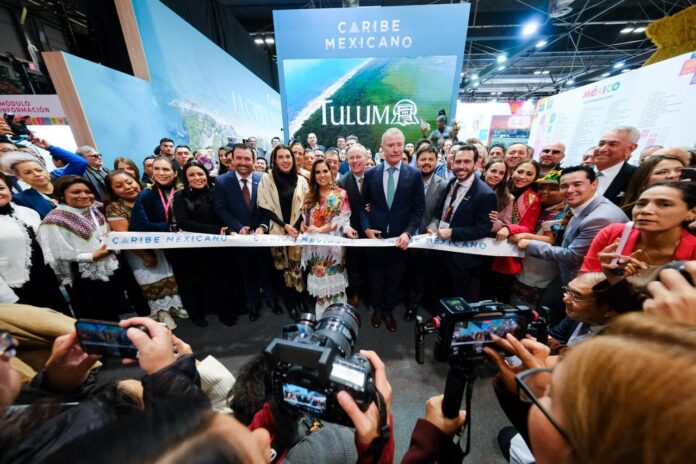 Inauguran el pabellón del Caribe Mexicano en la FITUR 2026