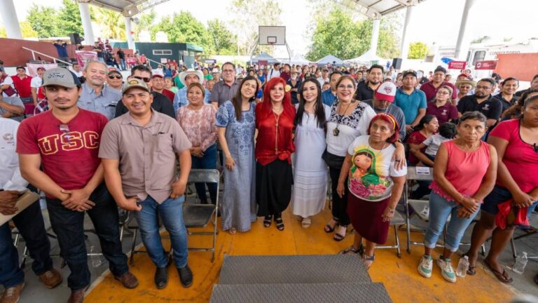 Layda Sansores entrega obras por más de 7.3 mdp en Champotón