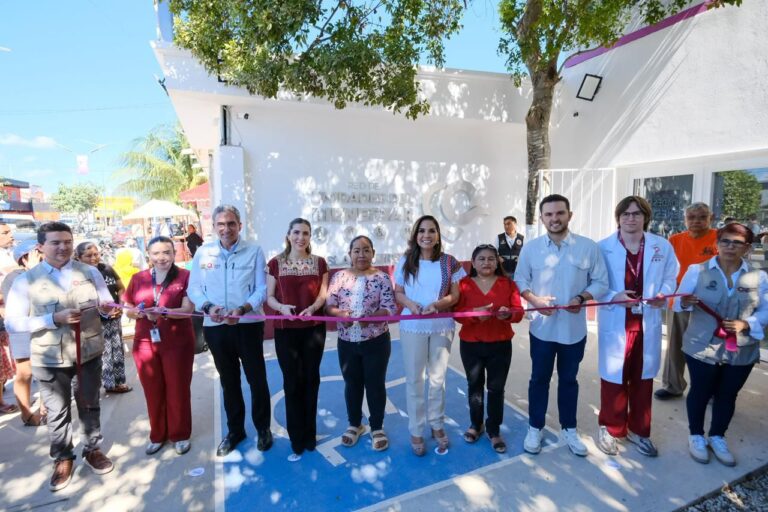 Mara Lezama inaugura la Unidad del Bienestar en Isla Mujeres