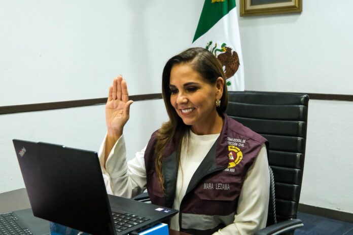 Mara Lezama participa en la Segunda Sesión Extraordinaria del Consejo Nacional de Protección Civil