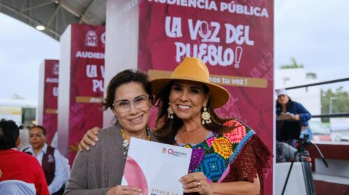 Mara Lezama realiza la primera audiencia pública de 2026 en Cozumel