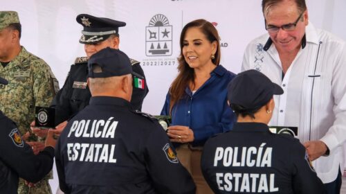 Mara Lezama reconoce la labor de las y los policías de Quintana Roo