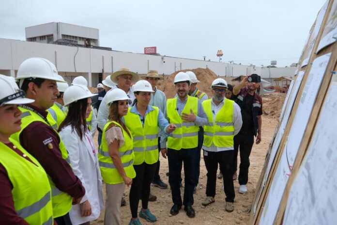 Supervisan avances del nuevo Hospital General del ISSSTE en Chetumal