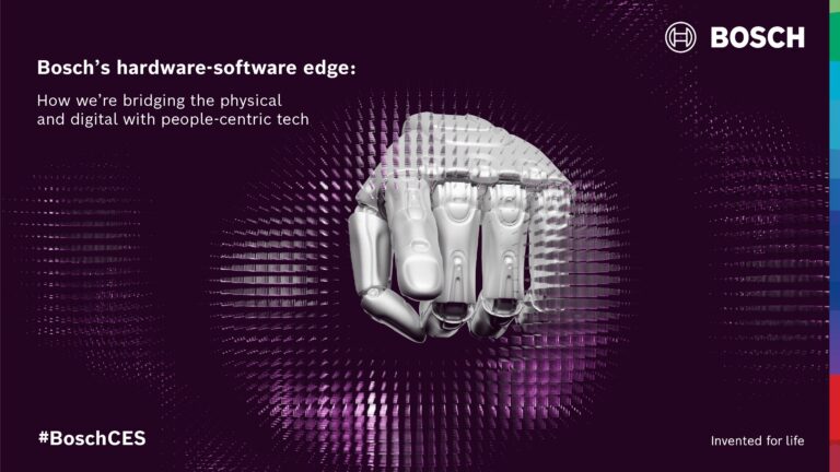 CES 2026: Bosch moldea el futuro de la movilidad, la manufactura y la tecnología para la vida diaria
