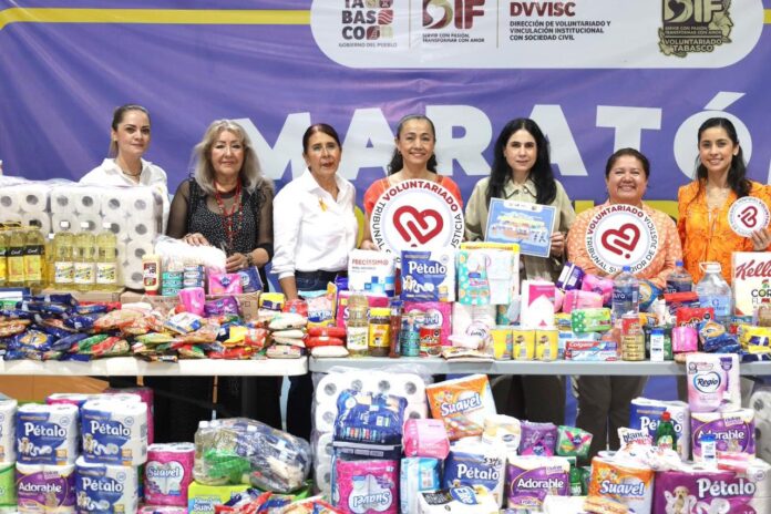 Arranca el Maratón de Ayuda 2026 en beneficio de los 24 Centros Asistenciales del DIF Tabasco