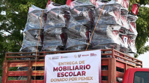 Entregan mobiliario donado por Pemex a escuelas públicas de Tabasco