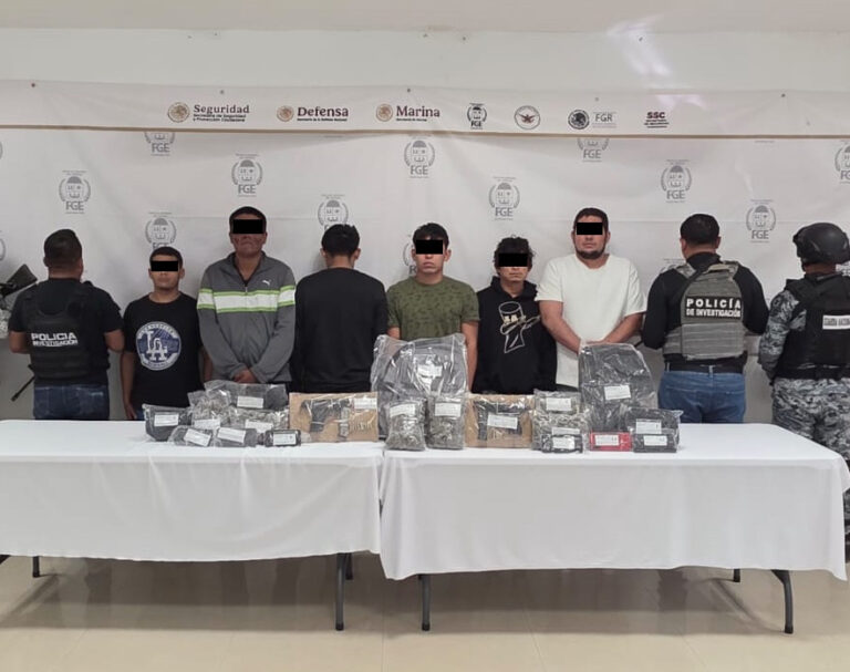 Detienen a seis sujetos por la presunta quema de vehículos en Playa del Carmen