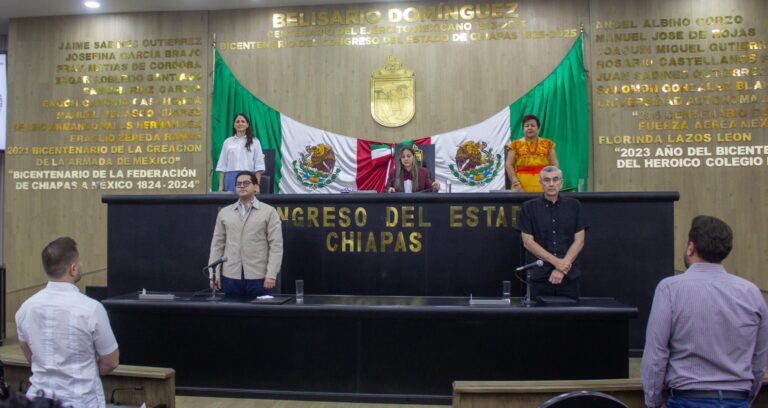 Congreso de Chiapas aprueba entrega de medallas a secretario de Salud federal y a escritor chiapaneco