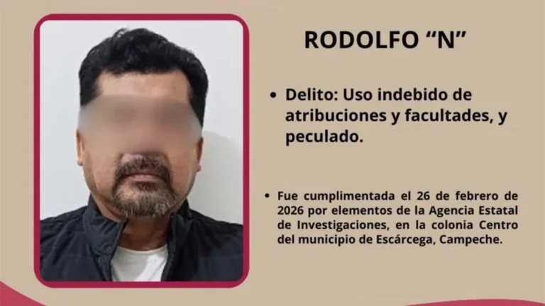 Detienen a exalcalde de Escárcega, Campeche, por peculado