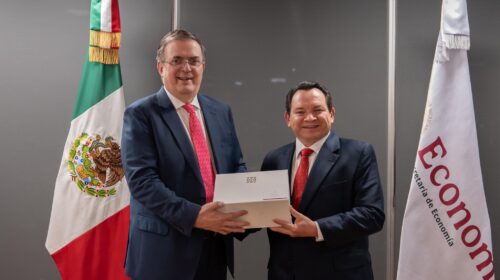 Díaz Mena y Marcelo Ebrard fortalecen la agenda económica de Yucatán