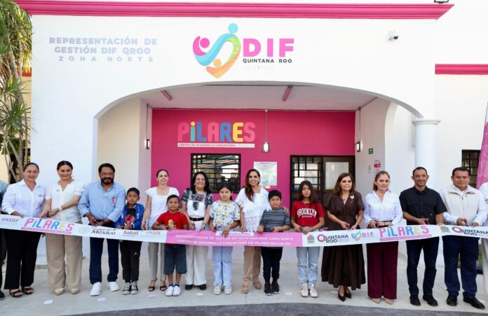 Inauguran Centro Pilares en Cancún; contó con una inversión superior a 26.5 mdp