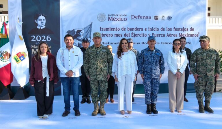 Mara Lezama da inicio a festejos de “Febrero, mes del Ejército y Fuerza Aérea Mexicanos”