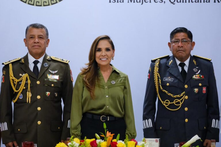 Mara Lezama reconoce al Ejército como pilar de la seguridad en Quintana Roo