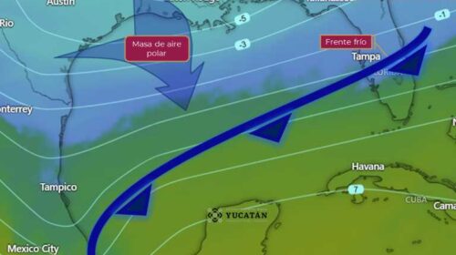 Nuevo frente frío mantendrá un ambiente frío en Yucatán
