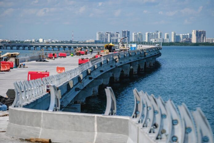 Puente Vehicular Nichupté, con un 94.2% de avance global