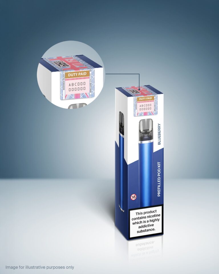 SICPA obtiene una importante adjudicación europea para el programa de sellos fiscales para vapeo del Reino Unido