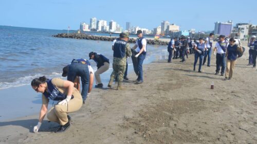 Despliegan a más de 2 mil 400 elementos para atender el derrame de hidrocarburos en el Golfo de México