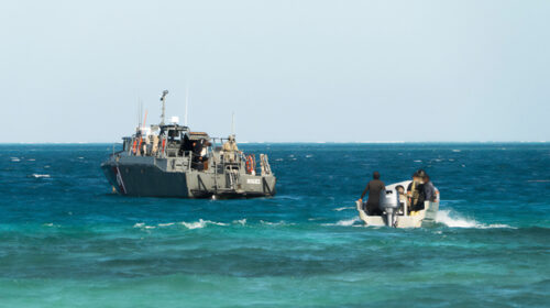 Frenan pesca ilegal de caracol rosado en el Arrecife Alacranes, en Yucatán