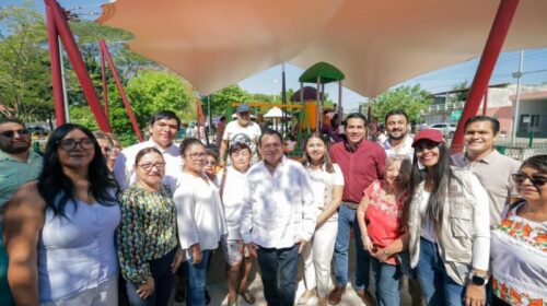 Gobierno de Yucatán recupera parque infantil y andadores al oriente de Mérida