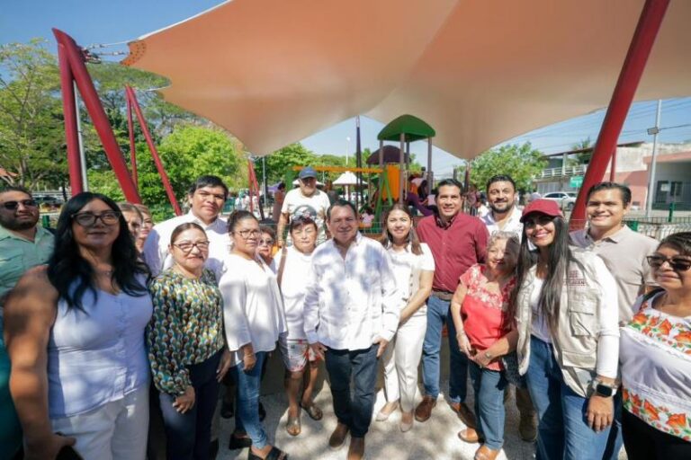 Gobierno de Yucatán recupera parque infantil y andadores al oriente de Mérida