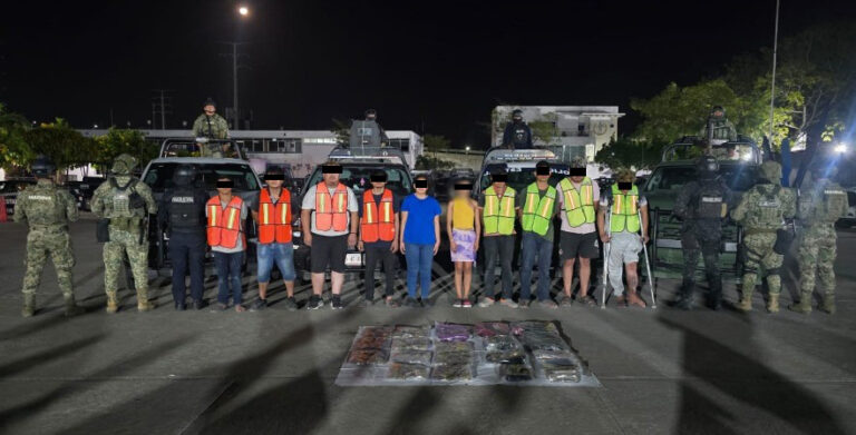 Golpe al crimen en Tabasco: 27 detenidos y fuerte decomiso de arsenal y droga