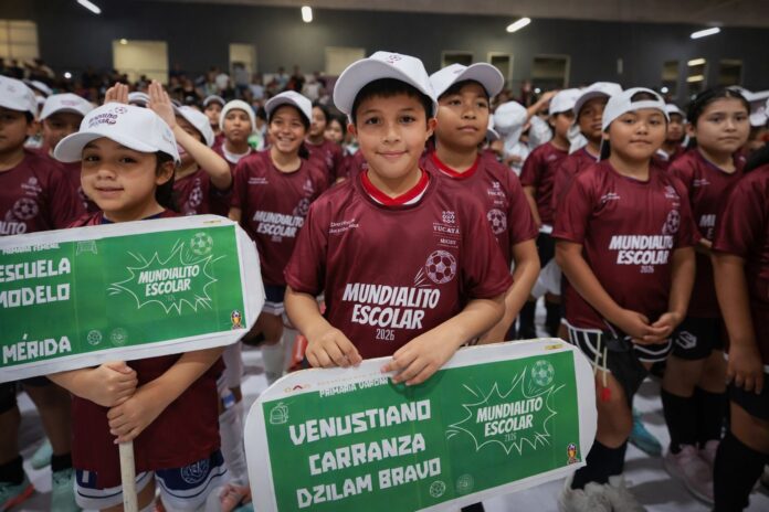 Yucatán arranca la etapa estatal del 'Mundialito Escolar 2026'