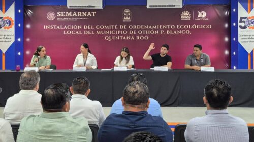 Óscar Rébora destaca ordenamiento ecológico en instalación de comité en Othón P. Blanco