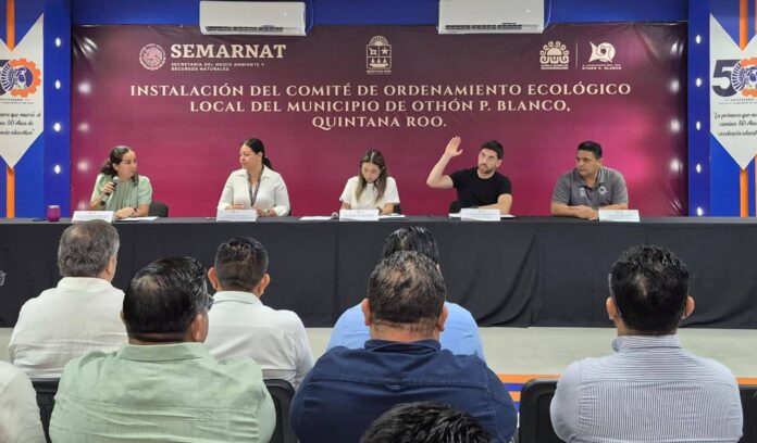 Óscar Rébora destaca ordenamiento ecológico en instalación de comité en Othón P. Blanco
