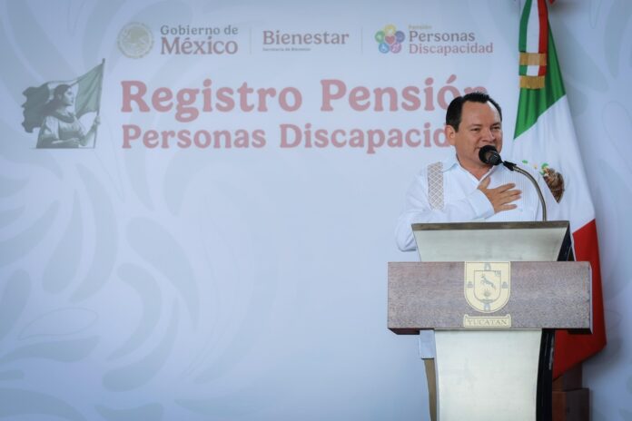 Inicia registro para la pensión para personas con discapacidad en Yucatán