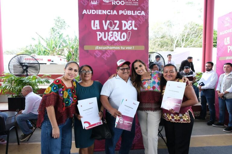 Mara Lezama escucha y atiende al pueblo de X-Pichil