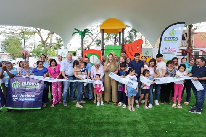 Mérida entrega el renovado parque de San Francisco Chuburná