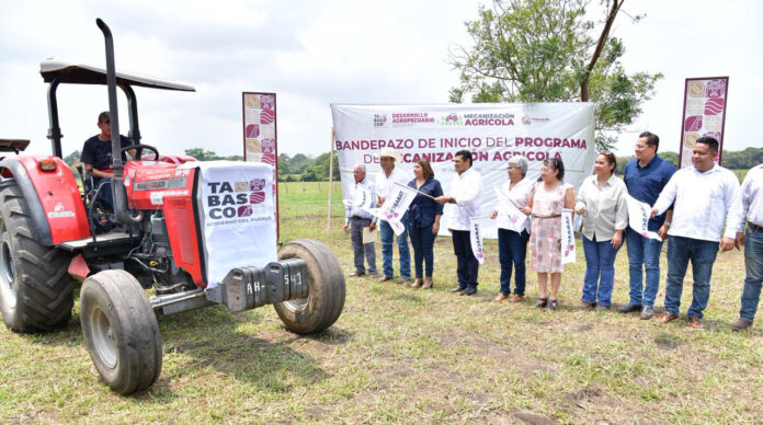 Ponen en marcha programa de ‘Mecanización Agrícola‘ en Huimanguillo